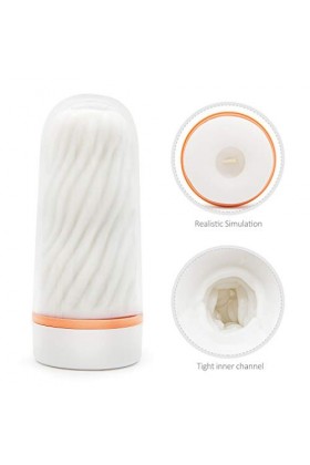 Portable Oeufs Masturbateurs Masturbâteur Pour Homme,Realiste Vaginette sex toyspour pour homme Fitness appareil de Massage D