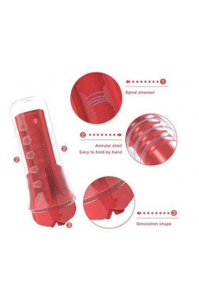 Sextoyse Homme Vibrant Gland Masturbeuse Homme Va Et Vient, Masturabateur Homme Mains Libres Va Et Vient Gland D1A