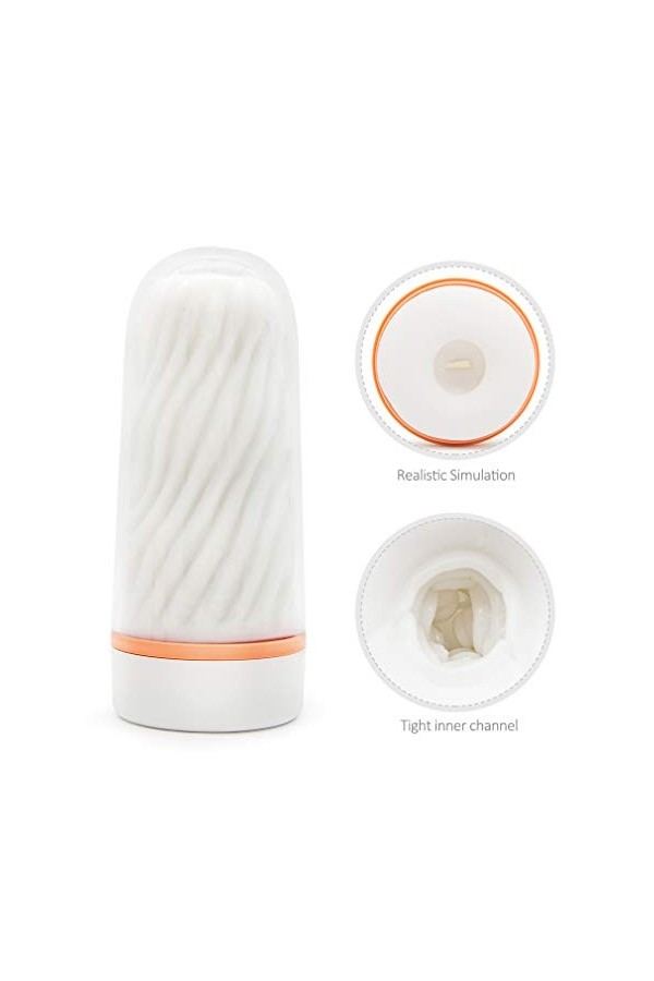 Masturabateur Cup Mâsturbatéur Homme Va et Vient Succion Mâsturbatéur MaSculin realiste cup vaginette silicone pour homme D7A