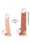 Homme Condom MéDical En Silicone Liquide PréServatif à Particules Expansibles Aide à Simuler LéPaississement Et LAllongemen