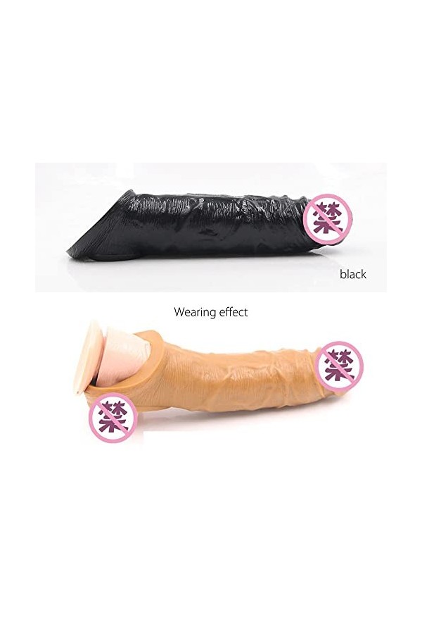 penien Agrandir pour Homme Masculin PréServatif MéDical De Vibration En Silicone Liquide Les Particules Ultra-éLastiques éPai
