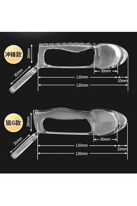 Agrandissement de Pénis Masculin PréServatif MéDical De Vibration En Silicone Liquide Les Particules Ultra-éLastiques éPaissi