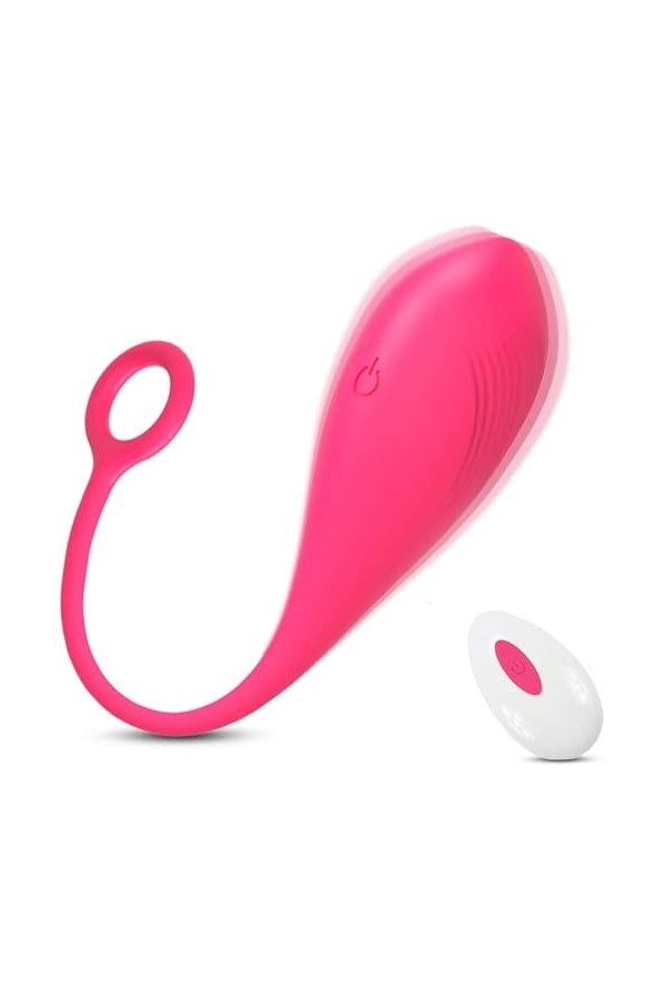 Mini Vibrømásseurs Feminin Telecommande à Distance 12 Mode Oeuf Vibrant Connecté, Oeuf Vîbrånte Femme Sans fil Sëx Tôyspour p