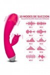 Vibromasseurs Feminin Clitoridien Suceur Puissant, Vibromasseurs Feminin va et vient à Distance Telecommande pour Homme Gode 