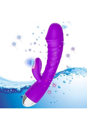 Gode Femme Vibro-masseur Sex Toýs Couple Toyspour pour Femme, Vibromasseurs Feminin Clitoridien Suceur à Distance va et vien