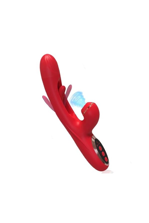 3 EN 1 Vibromasseur Point G Vibromasseurs Feminin Clitoridien 10 Modes de Vibration 10 Modes de Pulsations Stimulateur clitor