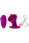 -Langue Suceur Clitoridienne Double Masseur Aspirateur Vibromasseur Stimulateur Langue Clitoridien Vibrant Femme Succion Vibr
