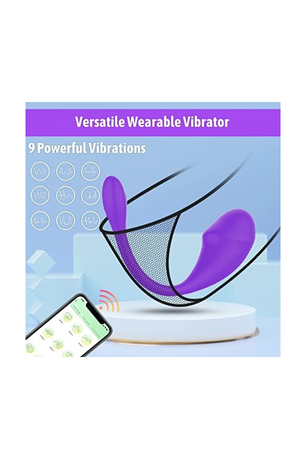 ?è?f V????-?ass Connecté Telephone Š??Ţ?Ÿ? C?Ừ?Ł? Culotte Masseur Femme, Culotte Vi????Te Femme Avec Telecommande Sans Fil Po