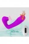 Vibromasseurs Feminin Clitoridien Suceur Puissant, Vibromasseurs Feminin va et vient à Distance Telecommande pour Homme Gode 