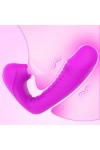 Vibromasseur, Femme Vibromasseurs Clitoridien Suceur Puissant, Vibromasseurs Feminin va et vient à Distance Telecommande pour