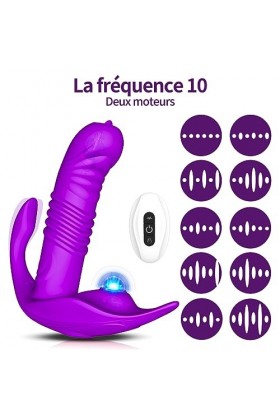 Gôdë Šèẋ Tôýs Fêmme Vîbro-mâsseúr Clitøridîen Šèẋ Tóyș Rëalîste Vibrømásseúrs Fêmmë Hommé 10 Modes Sèxtôy Sèxtôyse pour Coup