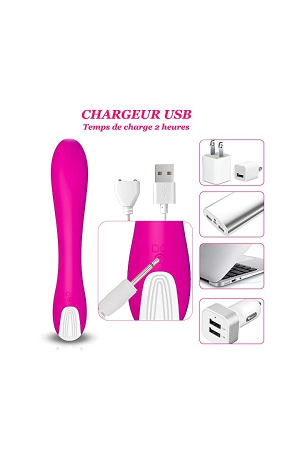 Gode Femme Vibro-masseur Sex Toýs Couple Toyspour pour Femme, Vibromasseurs Feminin Clitoridien Suceur va et vient Sextoyse