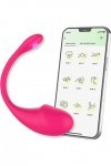 Mini oẹûf Distance Portable Vibe Plug avec Téléphone APP oeuf v?brant femme sans fil telecommande ou application te?eco??ảnde