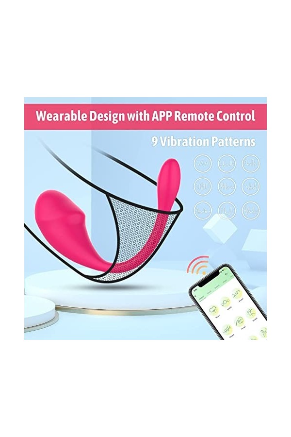 Mini oẹûf Distance Portable Vibe Plug avec Téléphone APP oeuf v?brant femme sans fil telecommande ou application te?eco??ảnde