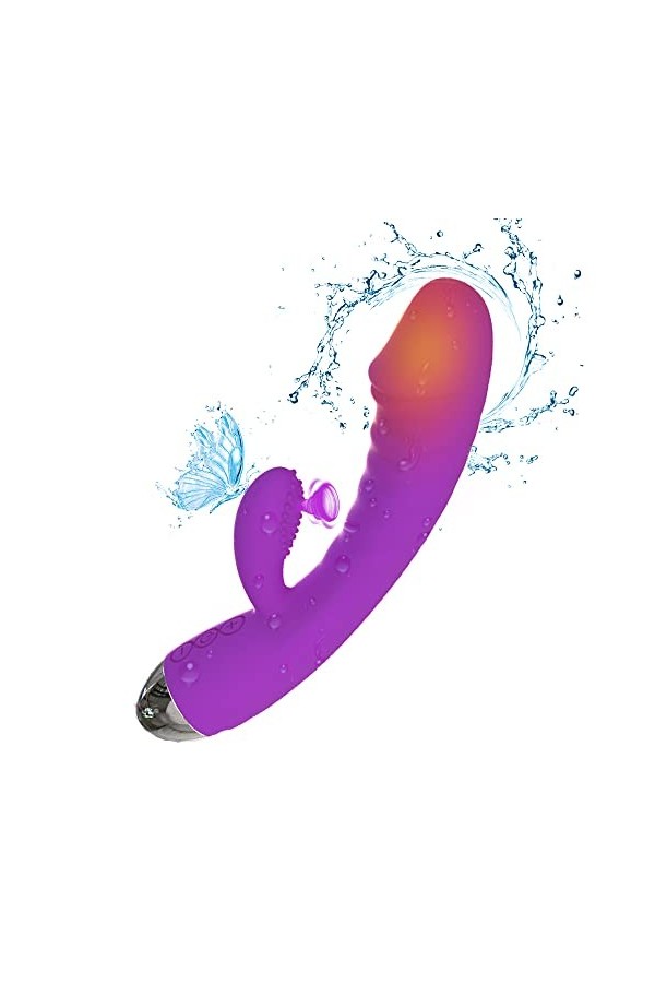 Vibromasseurs Feminin a Distance Gode Vibro-masseur va et vient, Vibromasseur, Feminin Clitoridien Puissant 10 mode Gode Femm