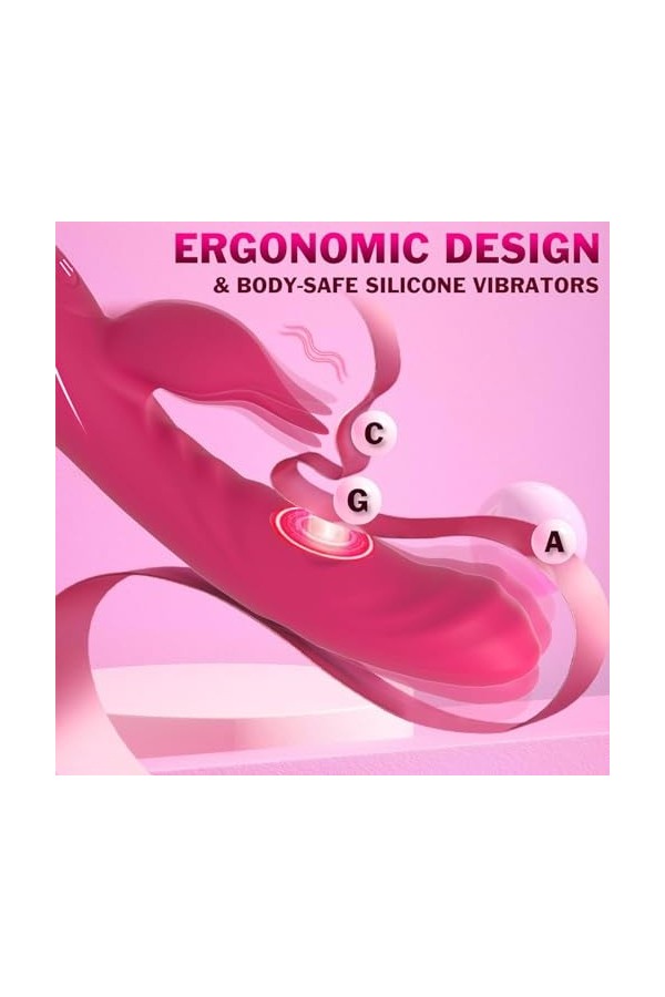 Vibromasseurs Feminin a Distance Gode Vibro-masseur va et vient, Vibromasseur, Feminin Clitoridien Puissant Gode Femme Sex To