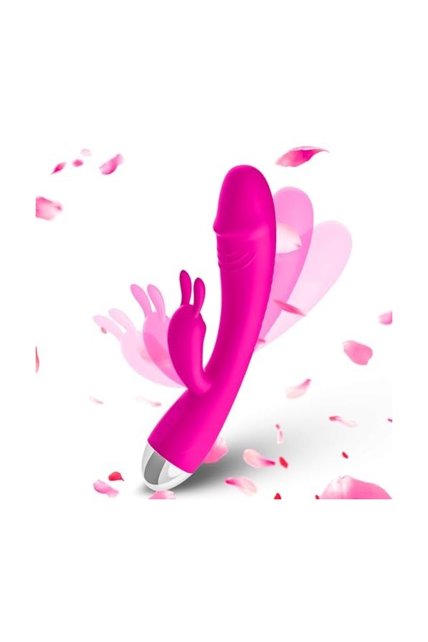 Vibromasseurs Feminin Clitoridien Suceur va et vient, Vibromasseurs Feminin a Distance, Puissant 10 mode Gode Vibro-masseur F