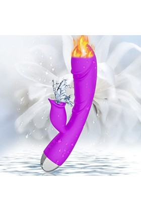 Vibromasseurs Feminin Clitoridien Suceur Puissant, Vibromasseurs Feminin va et vient à Distance Telecommande Sex Toyspour pou