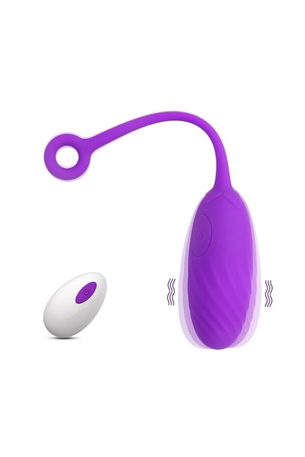 12 Modes ?è?f Vîbrant Connecté Telephone Mini Víbrømạsséụrs Feminin Telecommande à Distance Bluetooth ?è?f Vîbrant Femme Sans