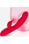 Vibromasseurs Feminin Clitoridien Suceur va et vient, Vibromasseurs Feminin a Distance, Puissant 7+7 mode Gode Vibro-masseur 