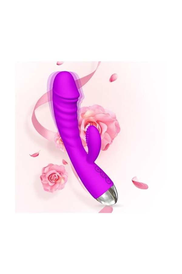 Vibromasseurs Feminin Clitoridien Suceur va et vient, Vibromasseurs Feminin a Distance, Puissant 10 mode Gode Vibro-masseur F