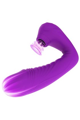 Vîbromásseur, Femme Clîtoridièn Puissánt, Vîbromásseurs Feminin à Distánce Telècommánde Gôde Vibrô-másseur va et vîent Sèx Tô