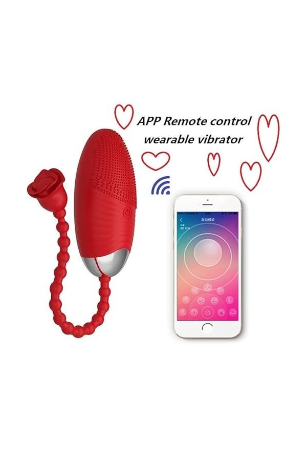 APP Víbrømạsséụrs Feminin à Distance ?è?f Vîbrant,Mini Sex Toýs Oeuf Vibrant Connecté Telephone App Vibromasseurs Feminin à D
