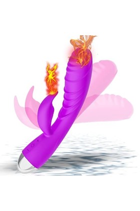 Vibromasseurs Feminin Clitoridien Suceur va et vient, Vibromasseurs Feminin a Distance, Puissant 10 mode Gode Vibro-masseur F