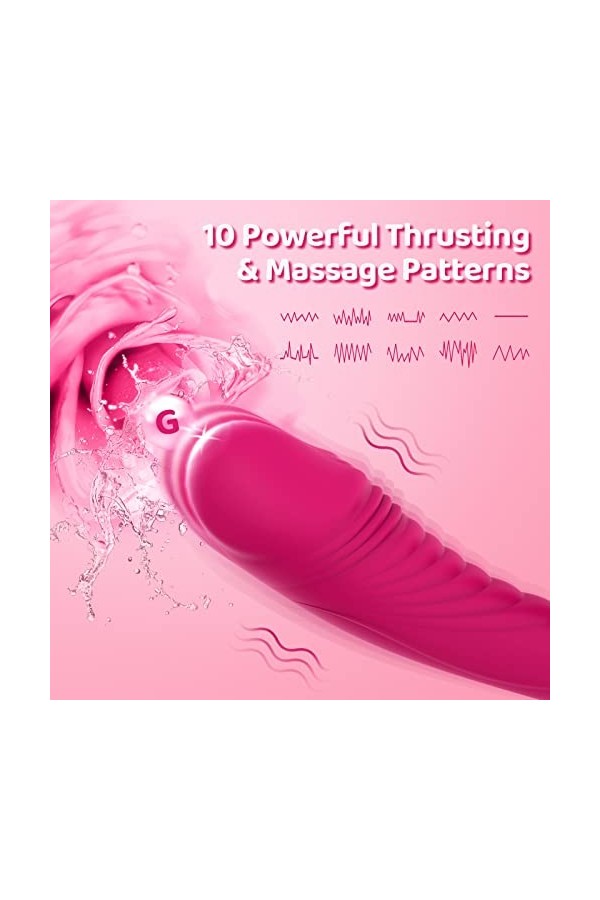 Vibromasseurs Feminin a Distance Gode Vibro-masseur Sex Toýs Femme Vibromasseur, Femme Clitoridien Puissant Silencieux Sexto