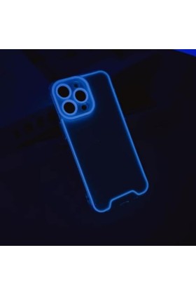 Tivenfezk Nadoli Lumineux Coque Étincelles Cover pour iPhone 15 Pro,Fluorescent Lumineuse dans Le Noir Clair Bling Étui Doux 
