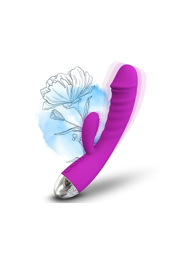 Vibromasseurs Feminin à Distance, Gode Femme Sex Toýs Femme Vibrant, 10 mode Vibromasseurs Feminin Clitoridien Suceur, Sexto