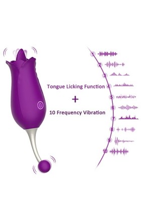 Vibromasseur clitoridien avec langue succion puissant pour femme,Vibromasseur langue clitoridien suceur pour femme silencieux