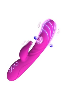Gode Vibro-masseur Femme Va et Vient Sex Toýs Femme, Vibromasseurs Feminin à Distance XXL Réaliste Large avec Télécommande G