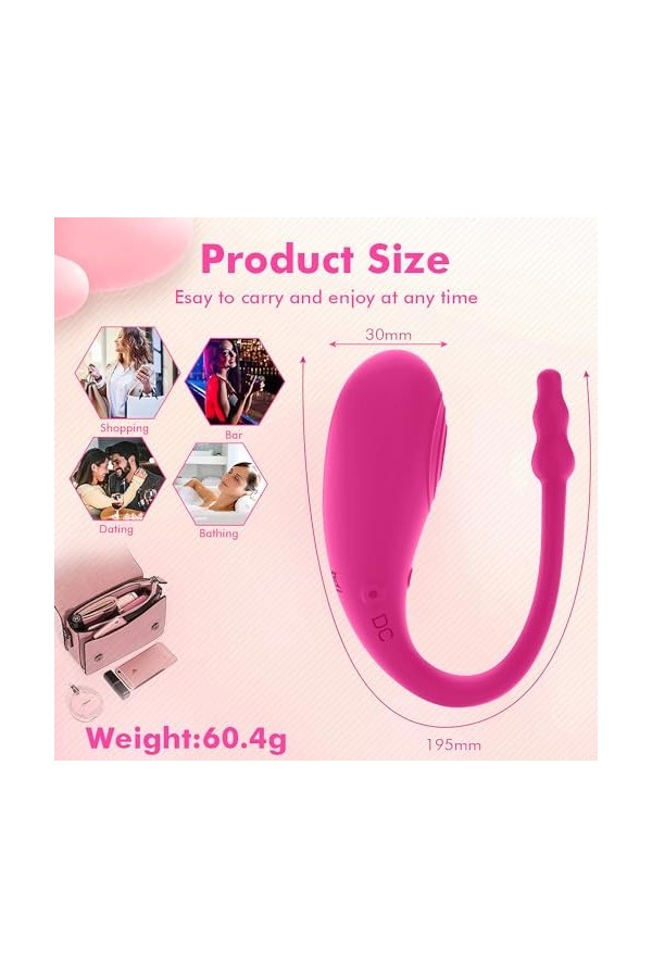 Vibromasseur Gode Vibro-masseur Femme Va et Vient Sex Toýs Femme Gode Xxl Réaliste Large Vibromasseur, Femme Silencieux Clit