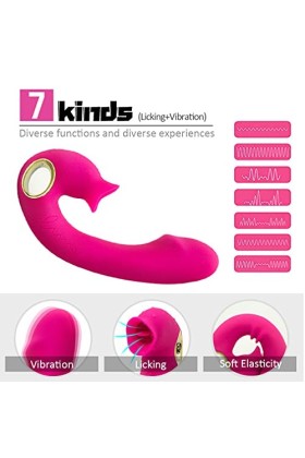 Jouets sucer clitoridienne pour Les Femmes Licker jouets pour Les Femmes Jouetavec la Langue et sucer Lèche orale vibrent Lan