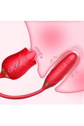 Vibromásseurs Feminin Clitorîdîen Sucëur Púîssant et Chauffant Va et Vient Vibromásseurs Feminin Rèáliste Discret Gôde Femme 