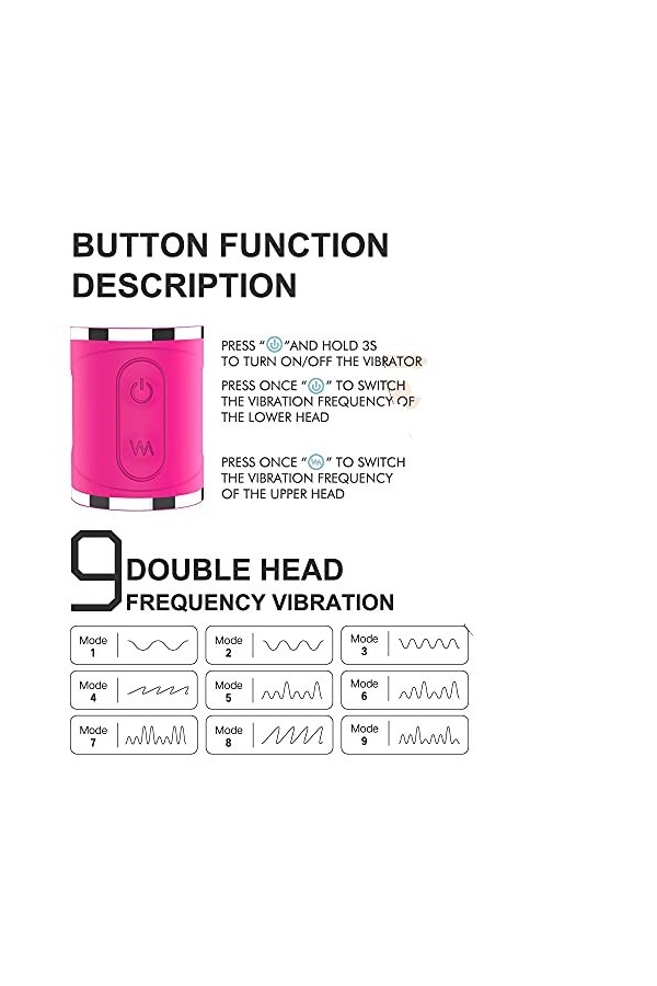 Puissant Modes de Vibration Vibromasseur Femme Clitoridien Suceur Point G,USB Rechargeable Sextoys-e Femme Vib-r-an-t Aspirat