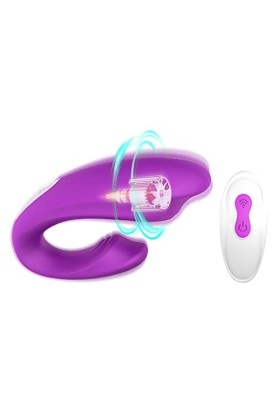 U Forme Vibr-ömasseur Femelle orale Vibrant Masturbateur Jouet for Les Femmes, la télécommande Quiet Wearable bâton Puissant 