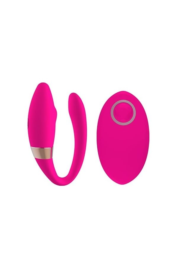 Masseur sans fil télécommande de Silicone, 10 Fréquences, Rechargeable en USB, Exercices du Plancher Pelvien en forme de U oe