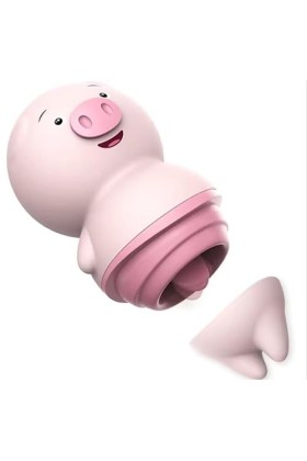 HEVIDENCIA PIG - Stimulateur clitoridien, étanche avec 10 modes vibratoires, rose, produit pour Adultes