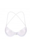 BOTCAM Sous-vêtement transparent soutien-gorge soutien-gorge plastique amovible maïs lingerie, M, M