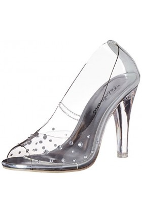 Pleaser Clearly 420, Escarpins femme - Transparent - Transparent Clr Lucite , 41 EU