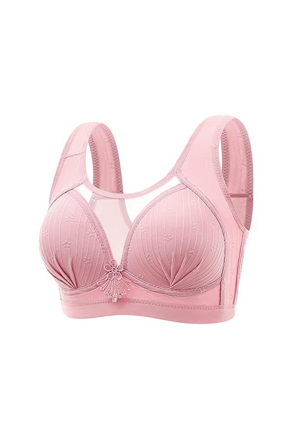 Soutien-gorge rembourré pour femme - Bustier doux - Bralette - Correcteur de posture - Confortable - Maintien solide - Gros s