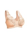 Générique Harnais Femme, Nuit New Front Button Breathable Skin-Friendly Bras Comfortable High Impact Plus Size Bra Soutien Go