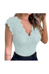 Générique Harnais Sexy, Femmes Casual Slim Solid Lace V-Neck Femme Sexy Erotic Lingerie Tank Top Body Cuir pour Bralette Stri