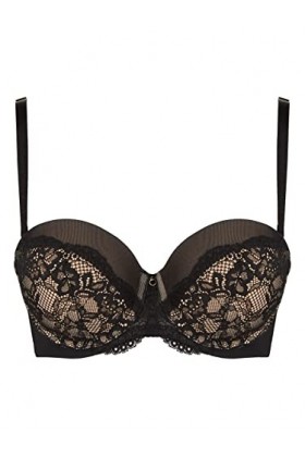 Ann Summers Soutien-gorge sexy en dentelle durable pour femme Noir, Noir , 2