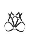 JELINDA Soutien-gorge harnais de corps pour femme avec cage, dos nu, style gothique - - Taille Unique