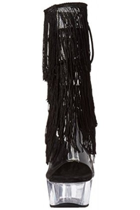 Pleaser DELIGHT-1017TF CLR-Blk/CLR UK 2 EU 35 