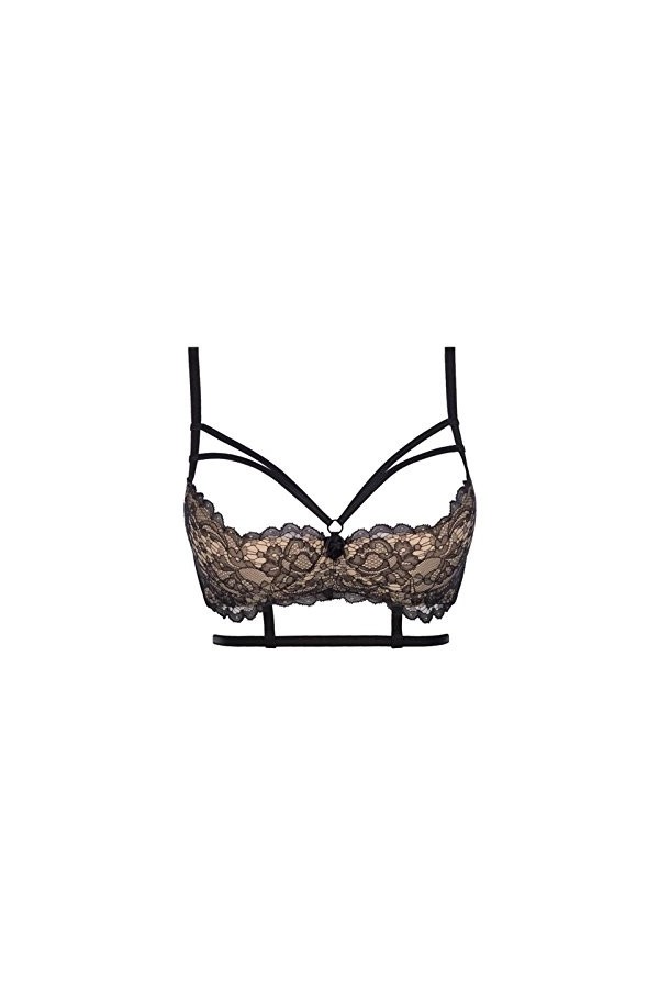 axami Soutien-gorge élévateur pour femme. - Noir - 95A