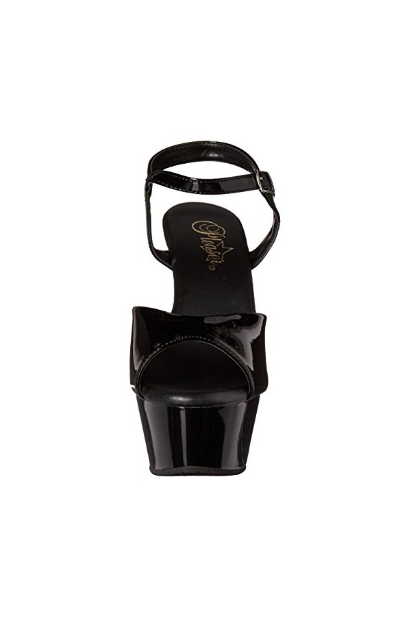 Pleaser KISS-209VL Blk Pat/Blk UK, BLK Pat BLK, 41 EU